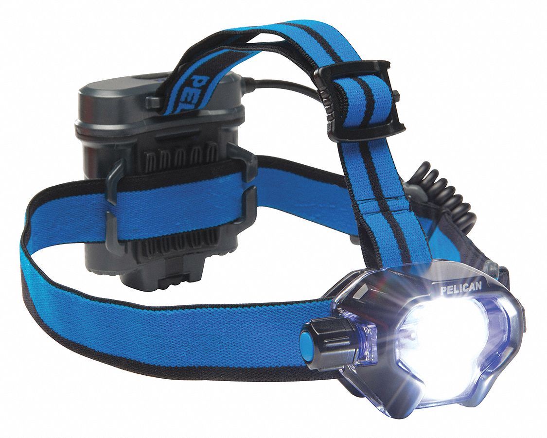 HEADLAMP, LED, 430 LUMENS, 4 X AA BATTERIES, BLACK