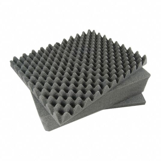 PELICAN Replacement Foam Set for 1784, Convoluted Foam, Sheet Thickness ...