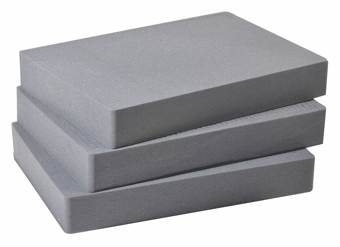 24 in Sheet Lg, 24 in Sheet Wd, Replacement Foam Set for 1784 65DA30