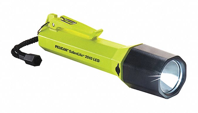 FLASHLIGHT, LED, EXL, YELLOW, POLYCARBONATE LENS, 8 1/9 IN LENGTH