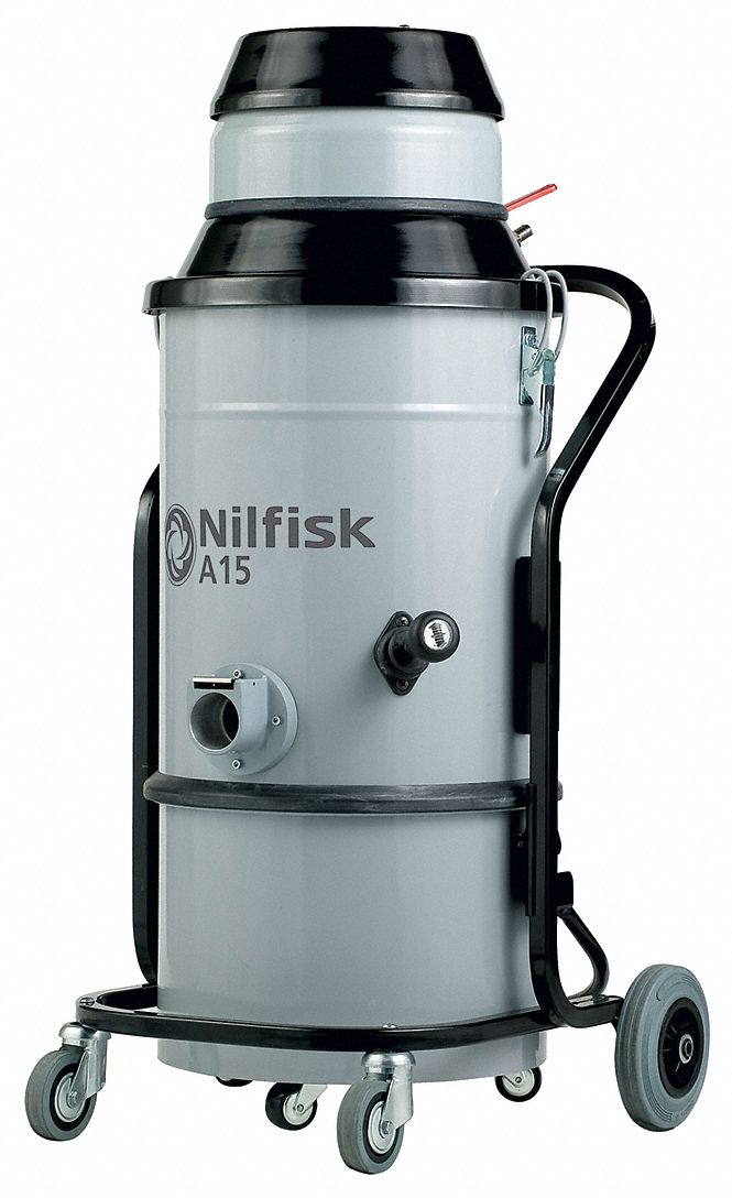 NILFISK Wet/Dry Vacuum, 131/4 gal., 74 cfm 65DD233A15/50DAXXX