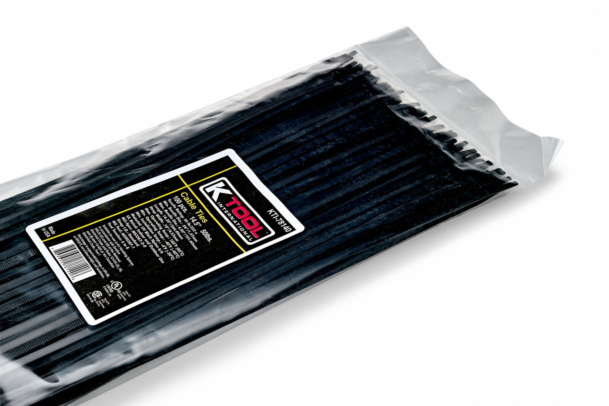 Wire Tie, 14 in, 50 lb.Tensile, PK100, PK100