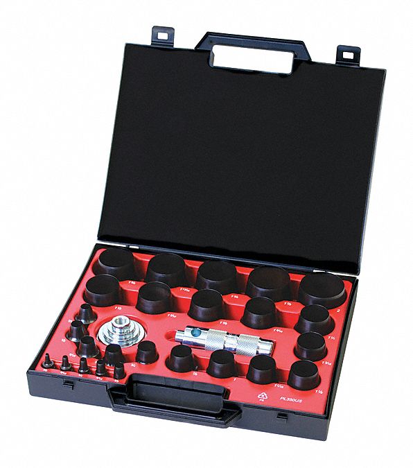 HOLLOW PUNCH KIT, STANDARD, 27 PIECES
