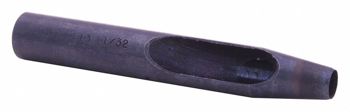Hole Punch, 11/32" Tip dia., 1-5/8" L