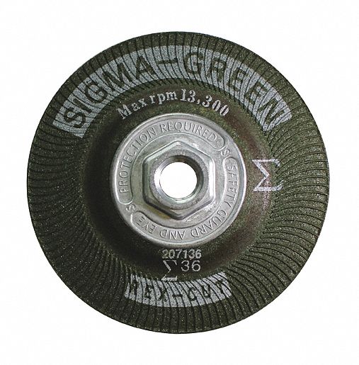 REX CUT Grinding Wheel, 41/2 x 5/811", 36 Grit 65HM80730002 Grainger