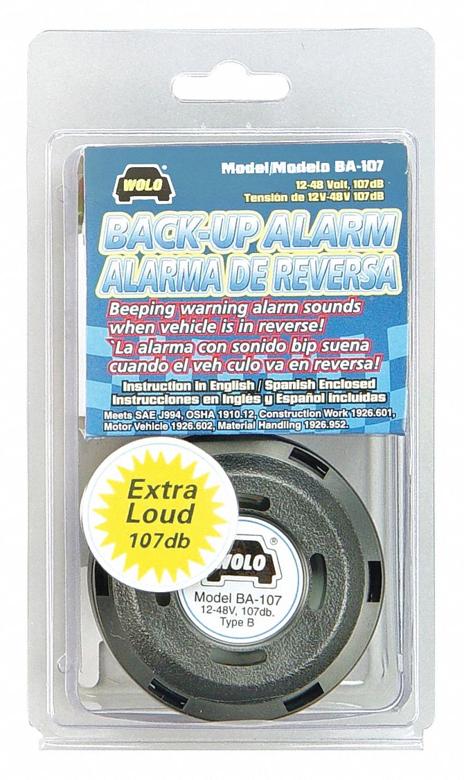 Back-Up Alarm,  Extra Loud Beeping