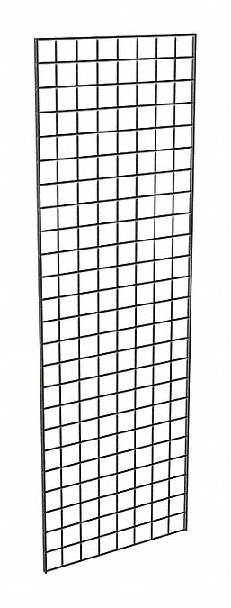 Wire Grid Panel Black 2 ft x 6 ft PK3