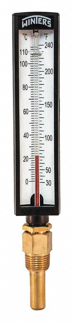 Industrial 5" Therm Straight 30-240 F/C