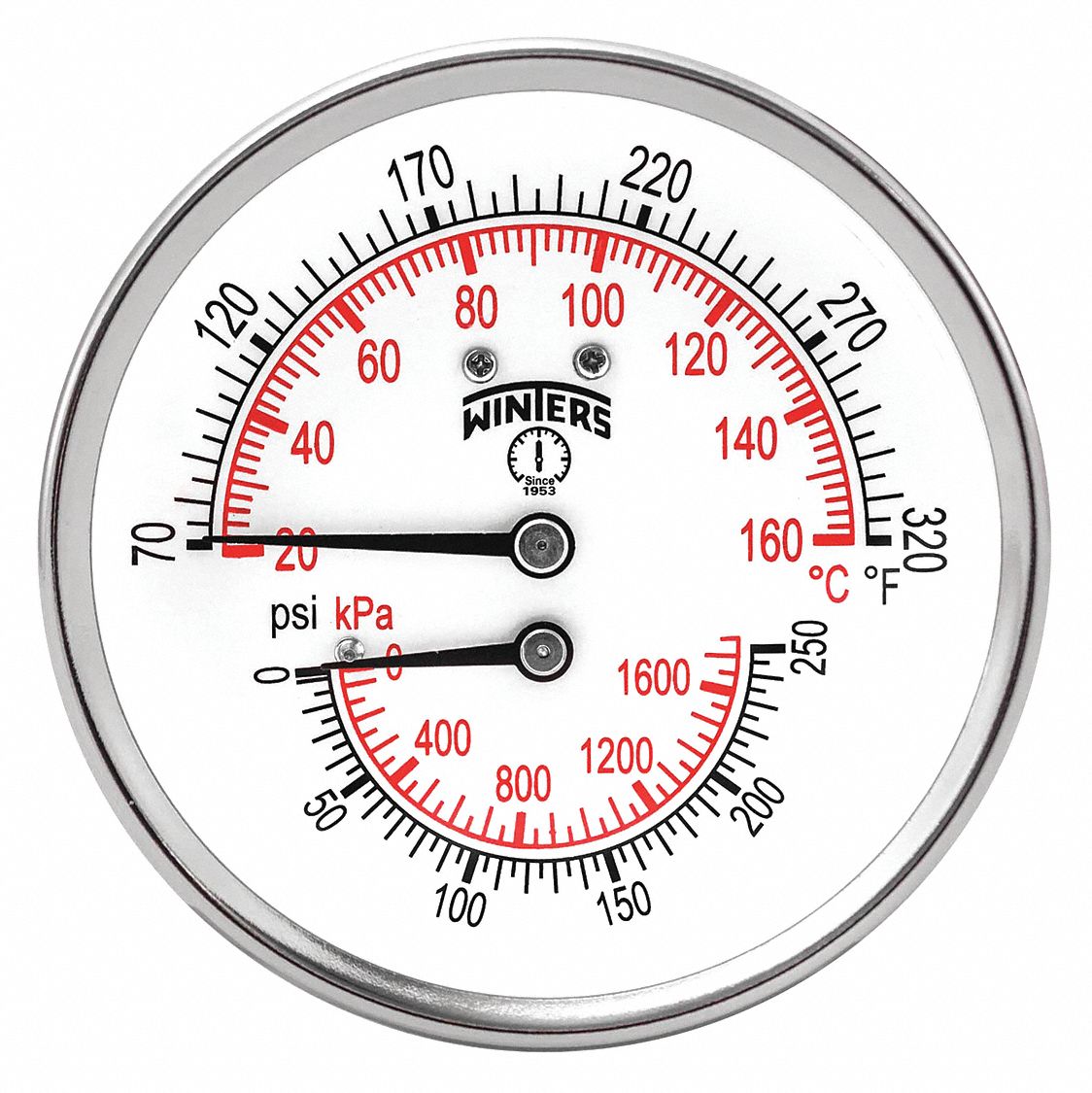 Tridicator 0/250 psi/Kpa
