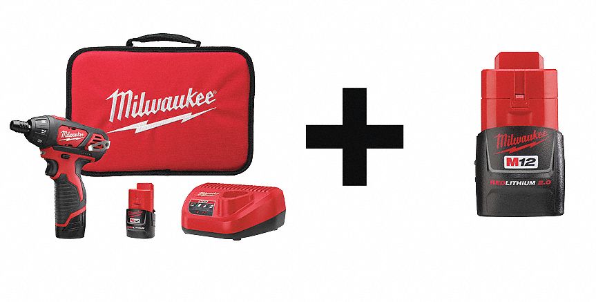 Cordless Screwdriver Kit, 12.0V