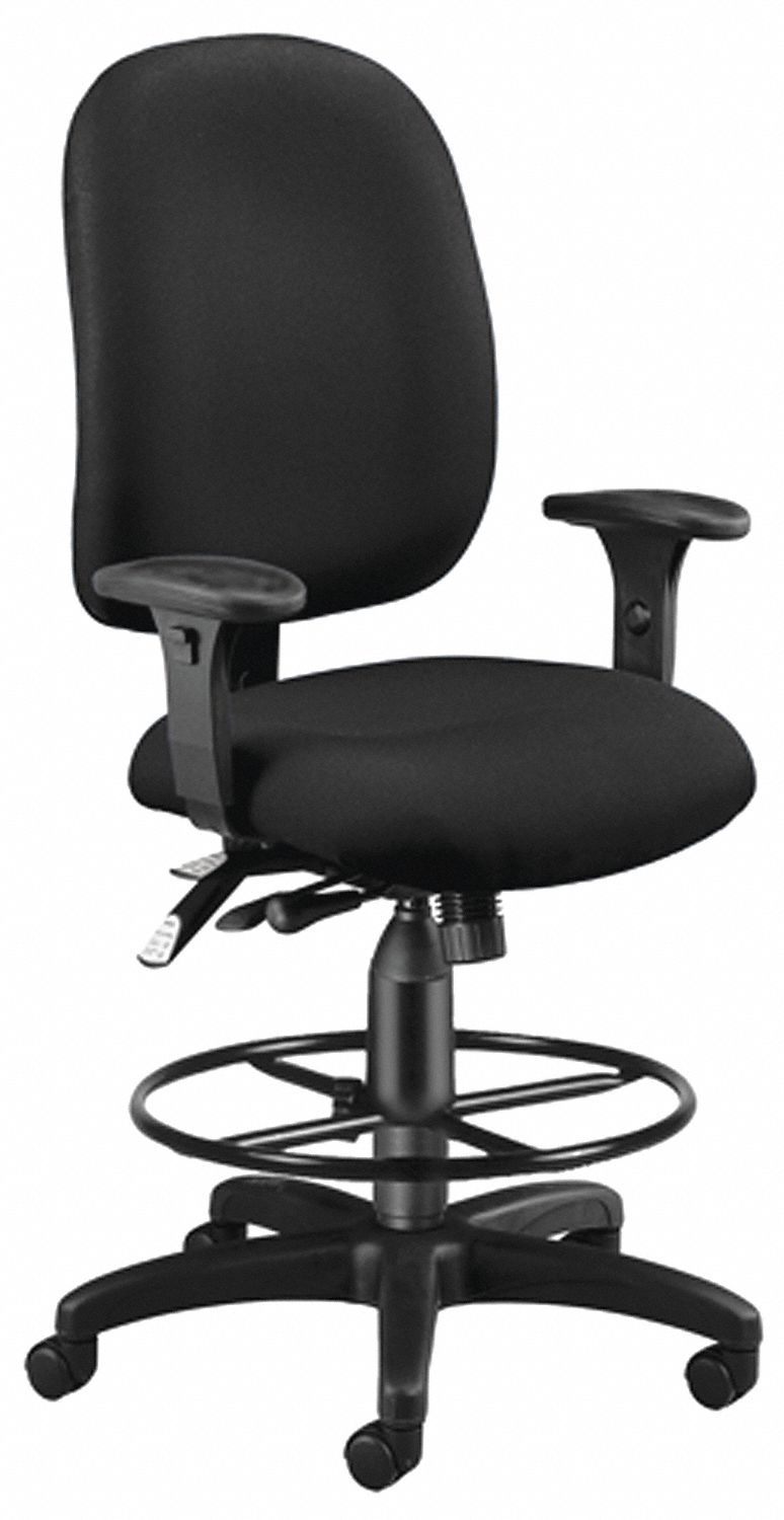 Стул офисный easy chair 805 vp черный искусственная кожа металл хромированный