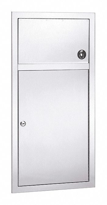 Waste Receptacle, Recessed,