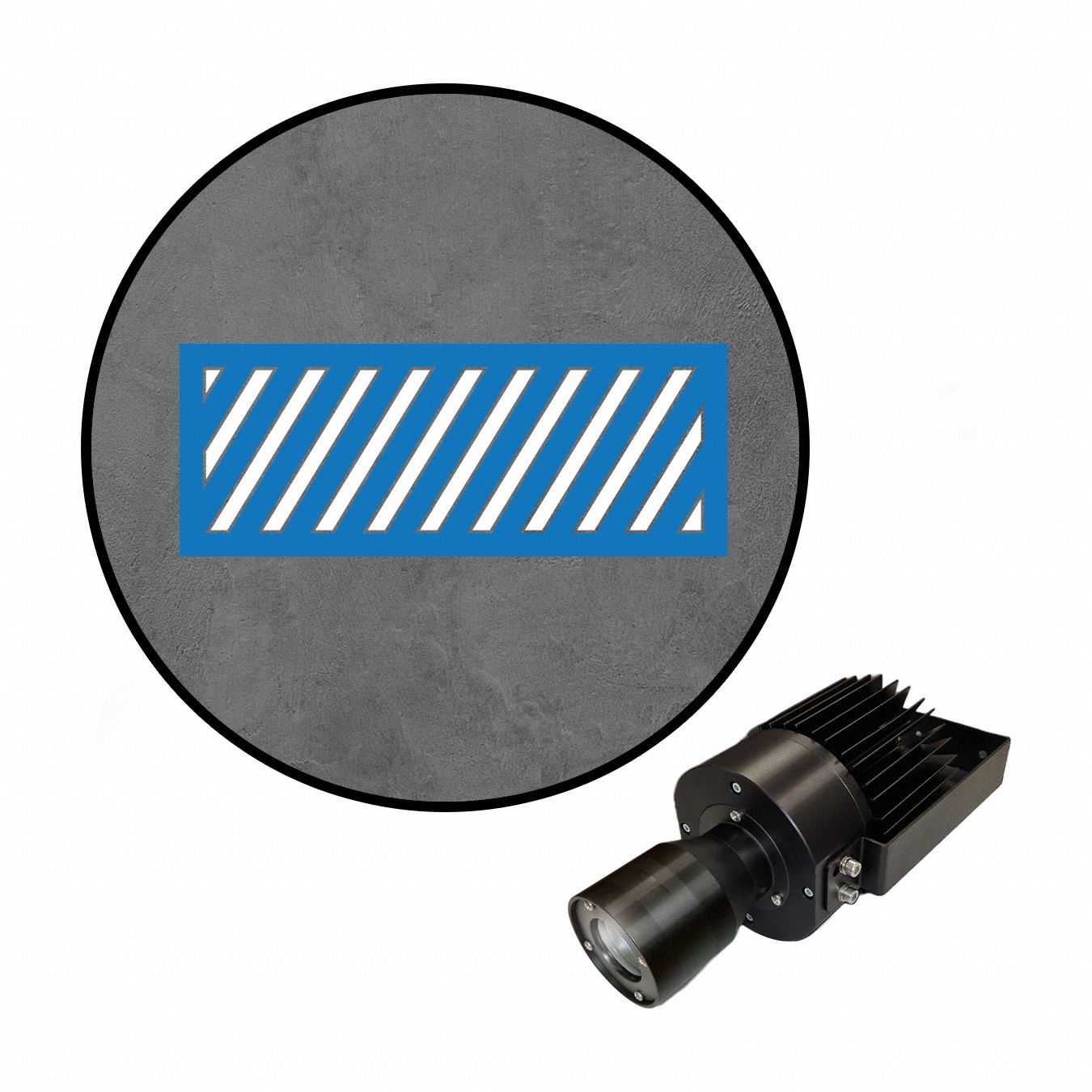 Virtual Safety LED Walkway: Virtual Safety LED Walkway, Projector with Lens