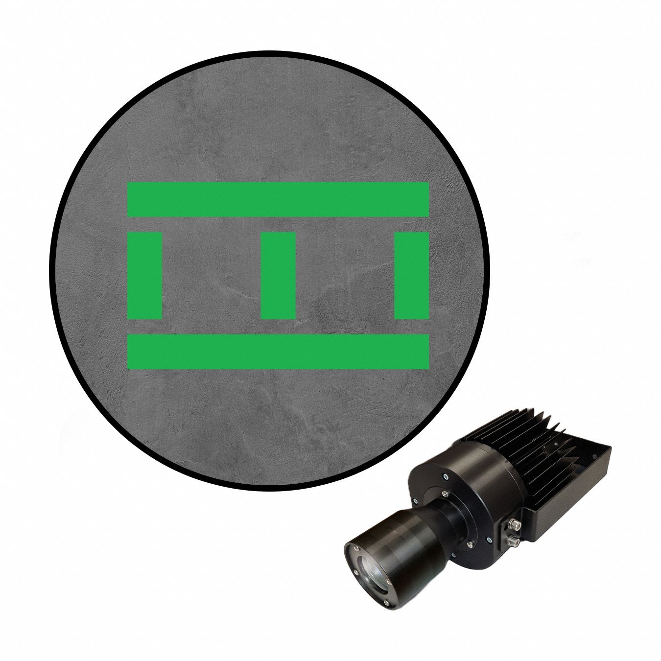 Virtual Safety LED Walkway: Virtual Safety LED Walkway, Stripe with Lines