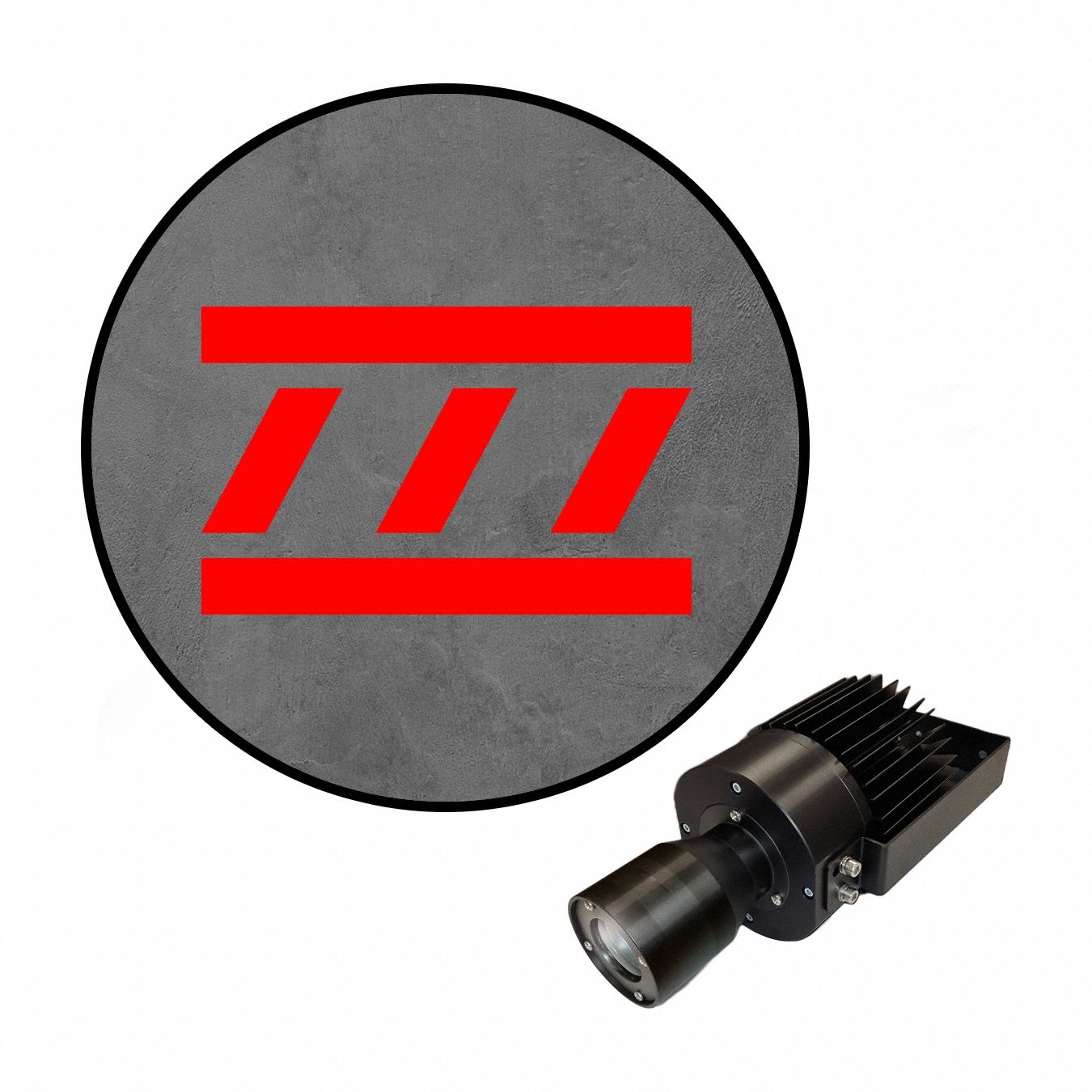 Virtual Safety LED Walkway: Virtual Safety LED Walkway, Diagonal with Lines