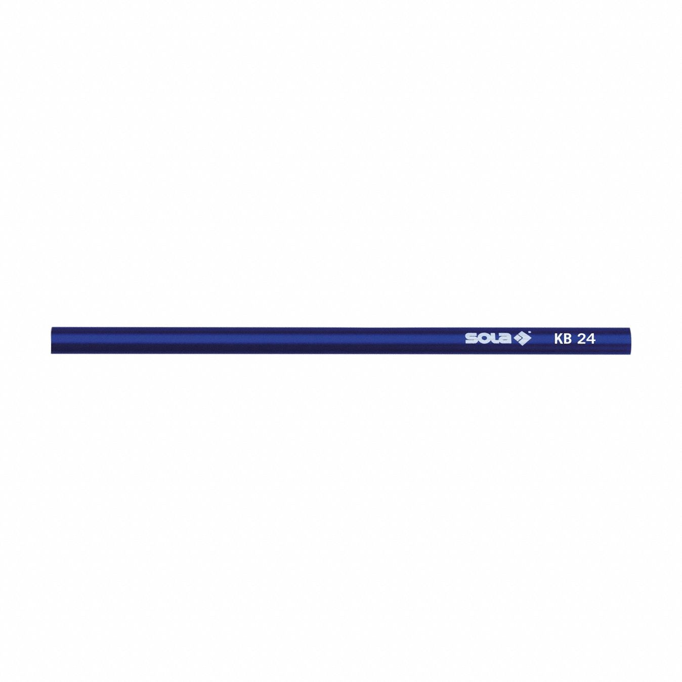 SOLA, Hard, Blue Body Color, Carpenter's Pencil - 24D657|KB 24 - Grainger