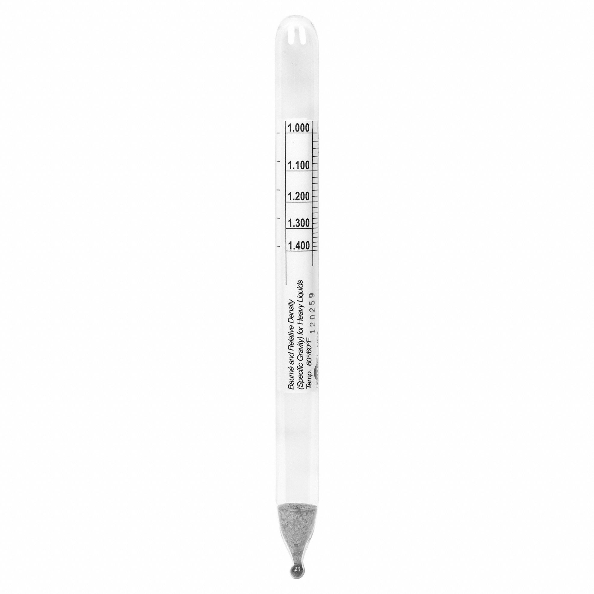 VEE GEE, Specific Gravity/Baume, 0.01, Hydrometer 20KL446603DS6S