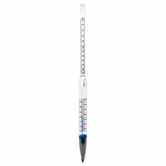 VEE GEE, Specific Gravity/Therm, 0.002, Hydrometer - 20KL65|6603TS-1 ...