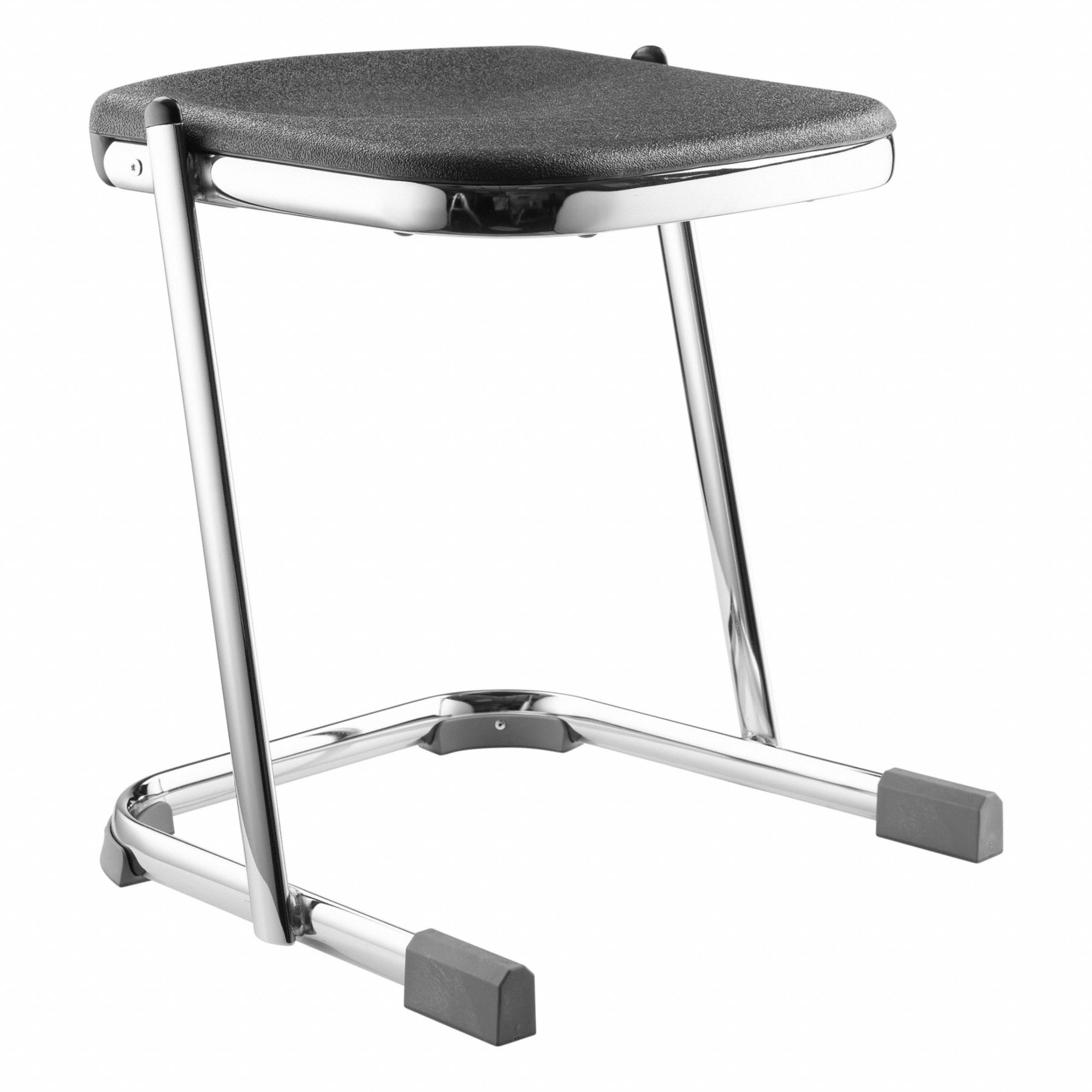 Square Stool: 18 in Overall Ht, 16 3/4 in Seat Wd, 18 in min to 18 in max