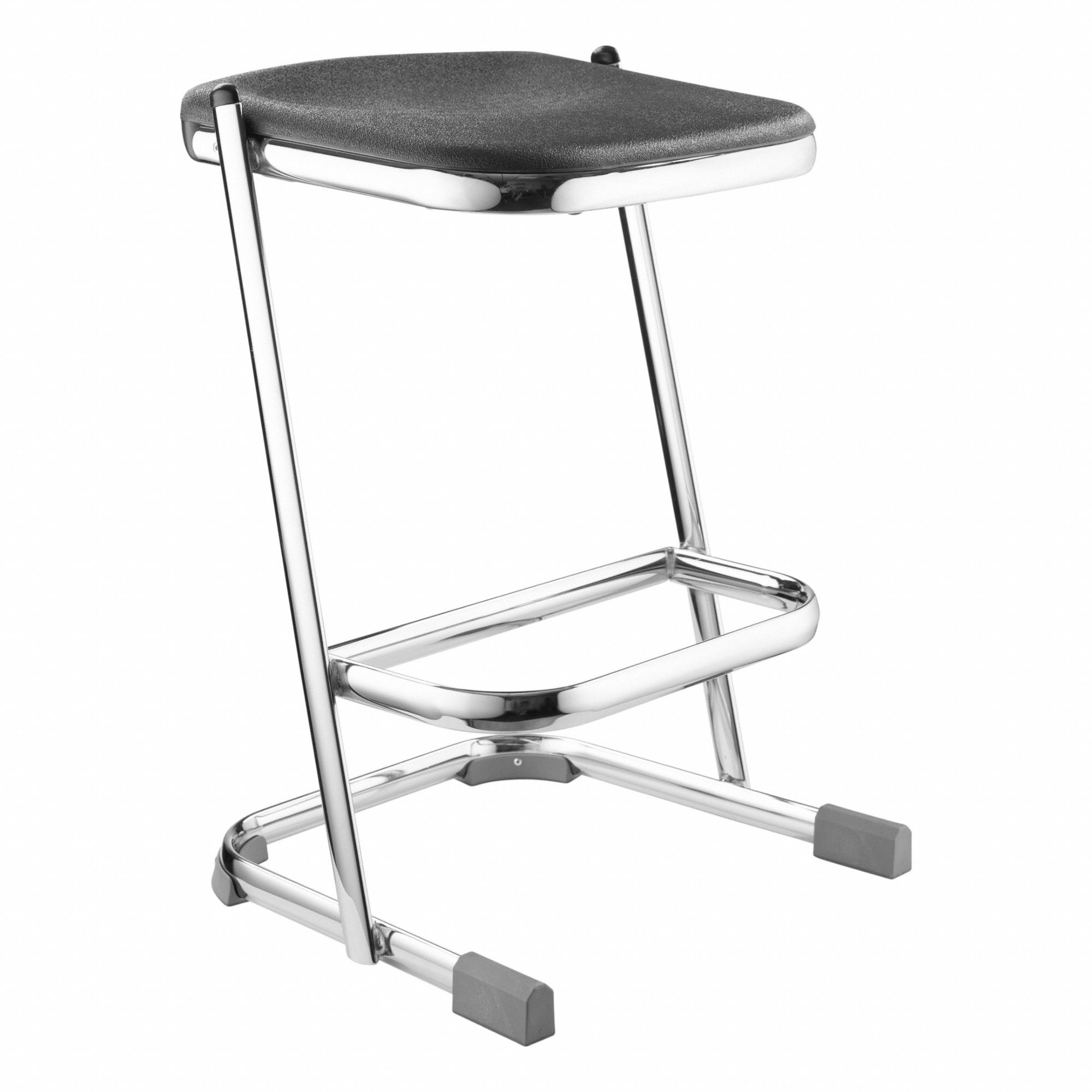 Square Stool: 24 in Overall Ht, 16 3/4 in Seat Wd, 24 in min to 24 in max