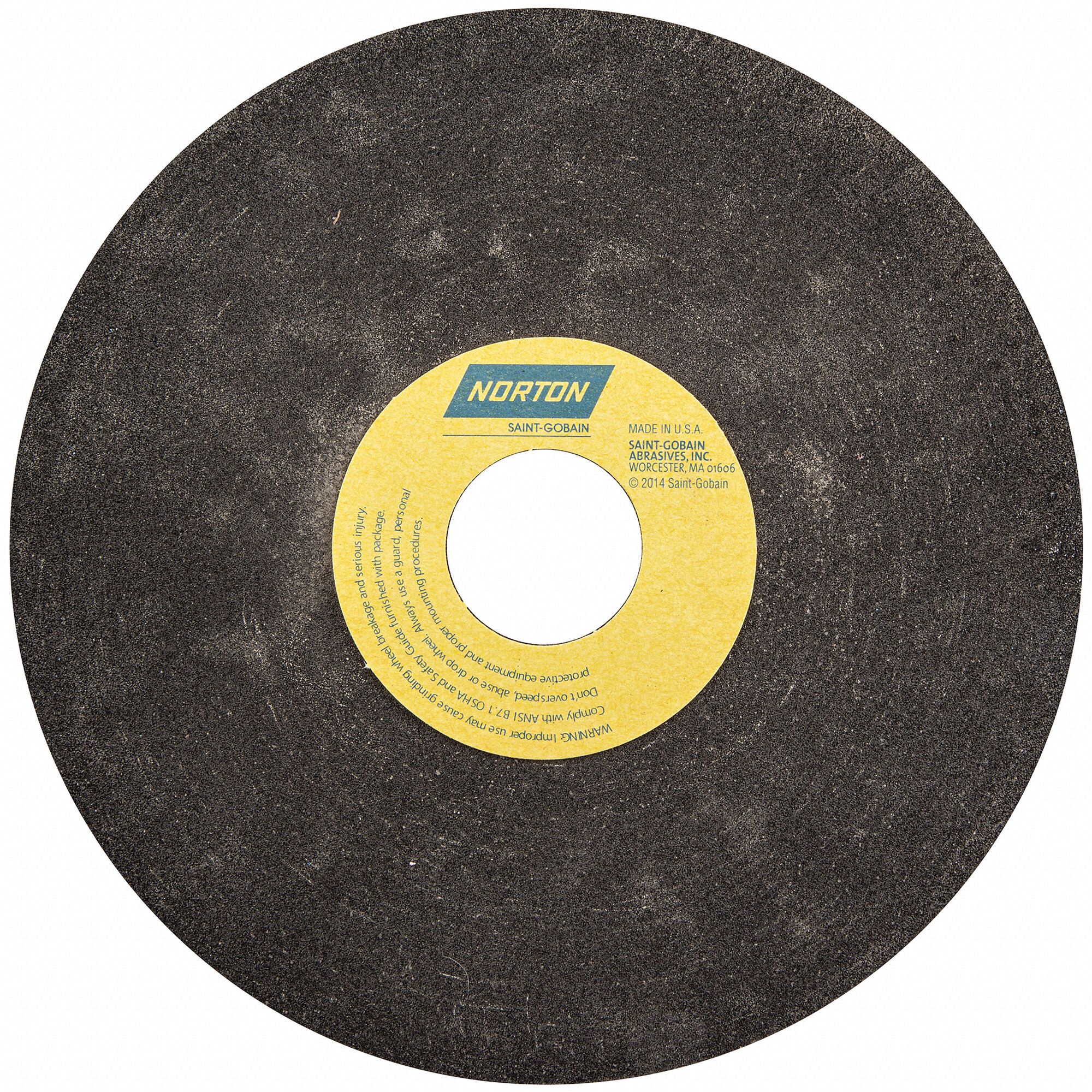 CUTOFF WHEELS, TYPE 1, 7 IN X 1/16 IN X 1¼ IN, 57A60-OE7, ALUMINUM OXIDE