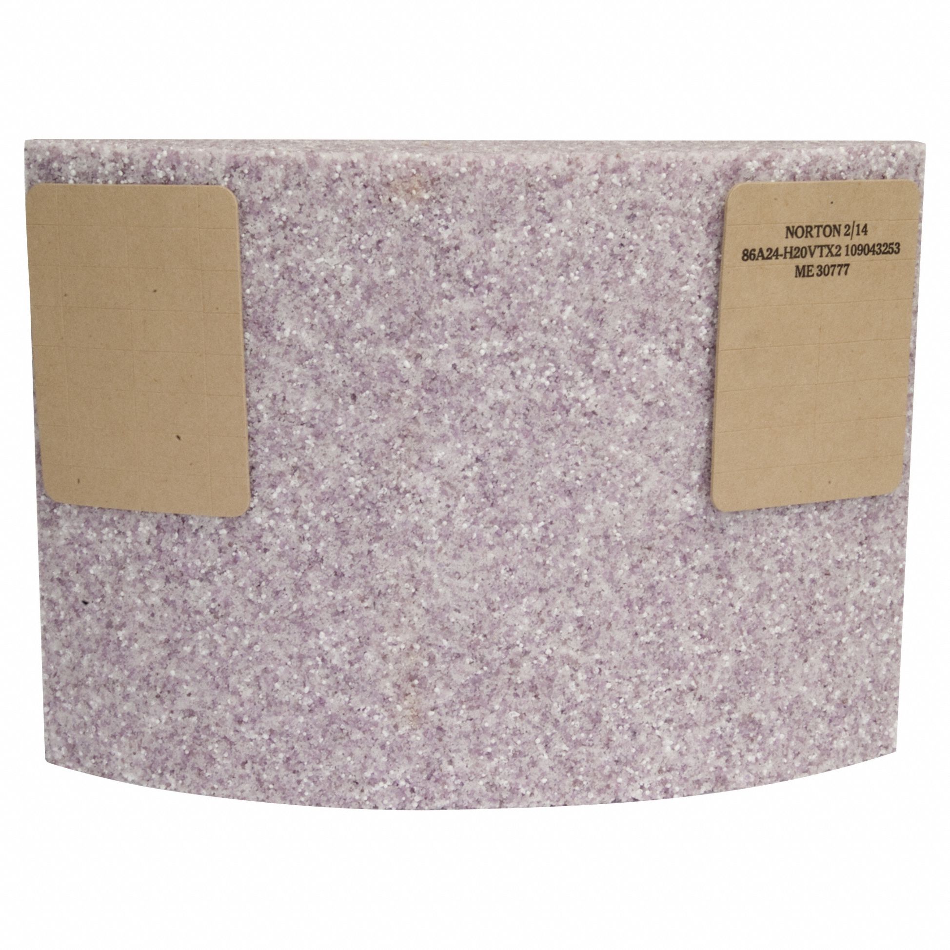 Surface Grinding Segment: 8" L x 11 1/4" W x 2 1/4" H, 86A305-E20VTX2