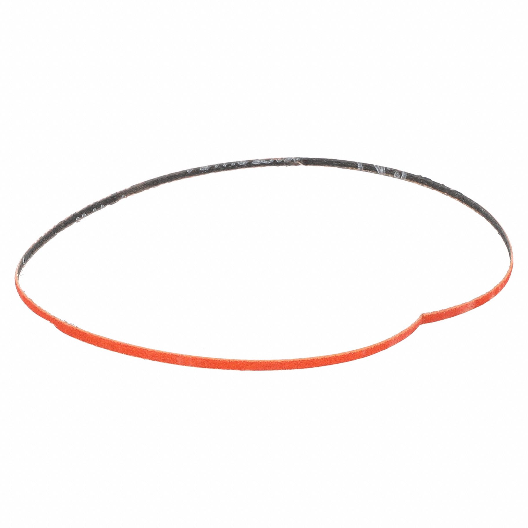 Sanding Belt: 1/8 in W x 18 in L, Ceramic, 120 Grit, Y Wt Polyester Backing, Blaze R980P