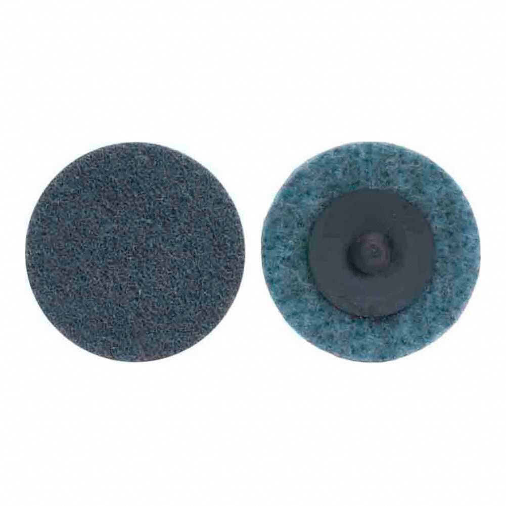 Quick-Change Disc: TR, 1 in Dia, Aluminum Oxide, Very Fine, Rapid Prep