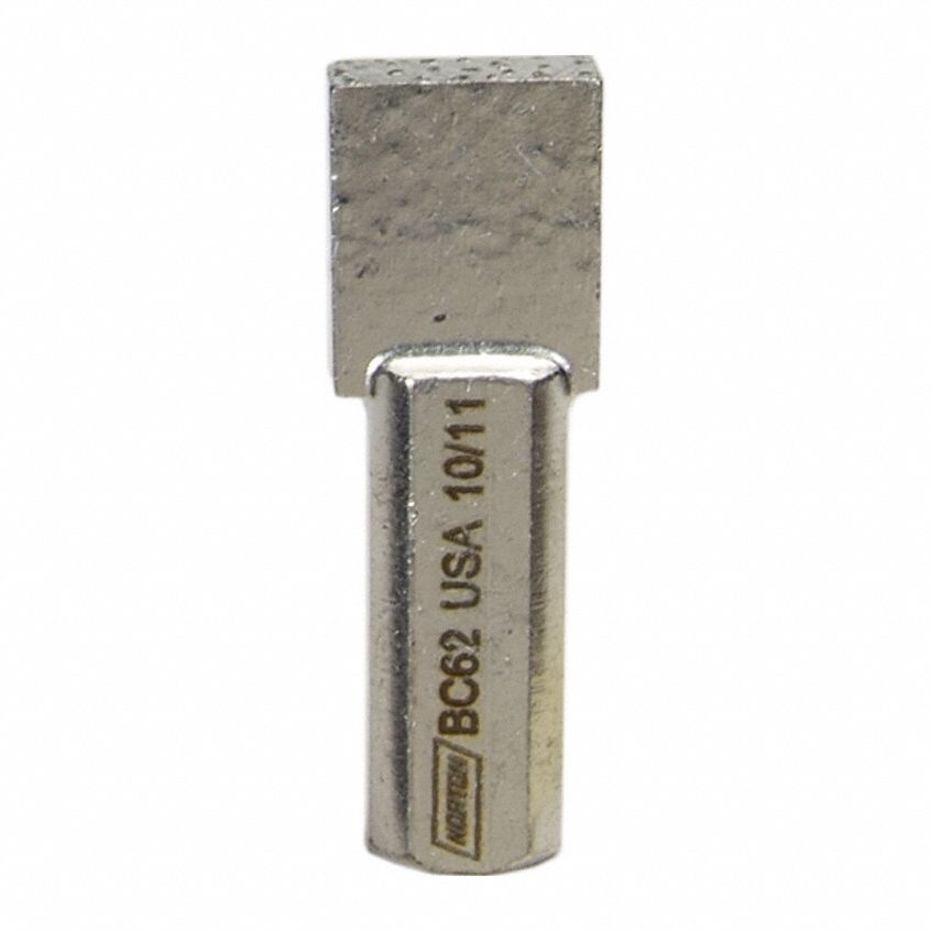 DIAMOND DRESSING TOOL, FOR 15 IN TO 20 IN WHEEL, 7/16 IN X 1¼ IN X 0 ° , BC62