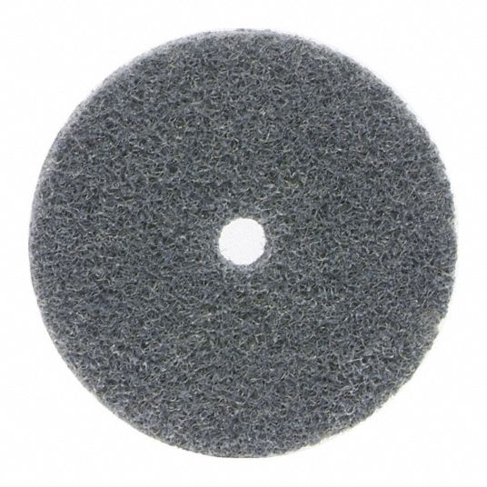 NORTON, 2 in Dia x 1/4 in W, 1/4 in Arbor Hole, Bond Non Woven Wheel ...