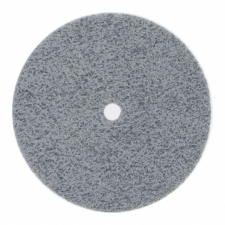 BOND NON WOVEN WHEEL, 3 IN DIAMETER X ¼ IN W, ⅜ IN ARBOUR HOLE, SILICON CARBIDE, FINE, SOFT (3)