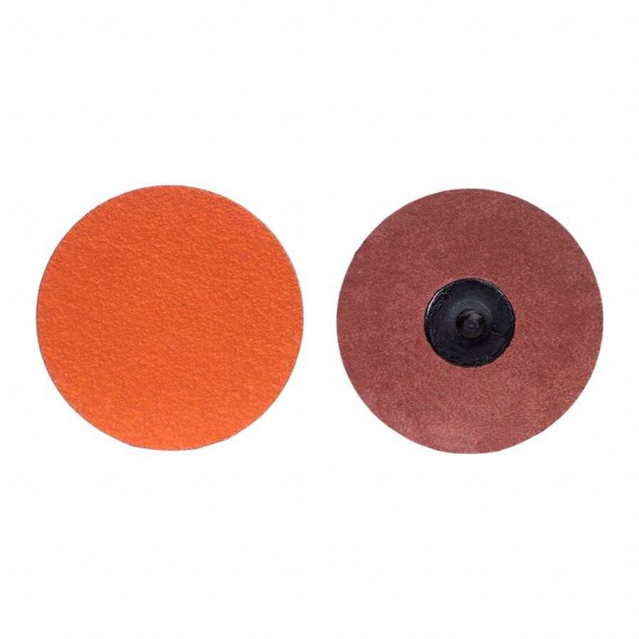 Quick-Change Disc: TR, 3", Ceramic, 100 Grit, 2-Ply Wt Polyester, Blaze R980P