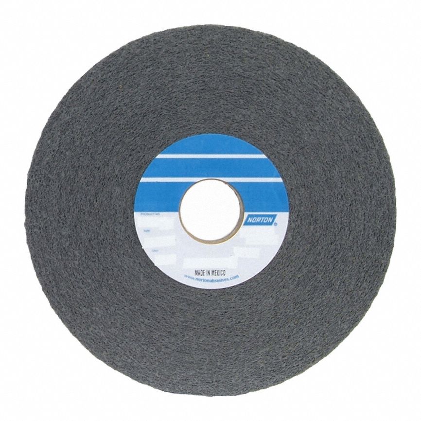 Convolute Wheel: 8 in Dia x 2 in W, 3 in Arbor, Silicon Carbide, Medium, Hard (7), Hard