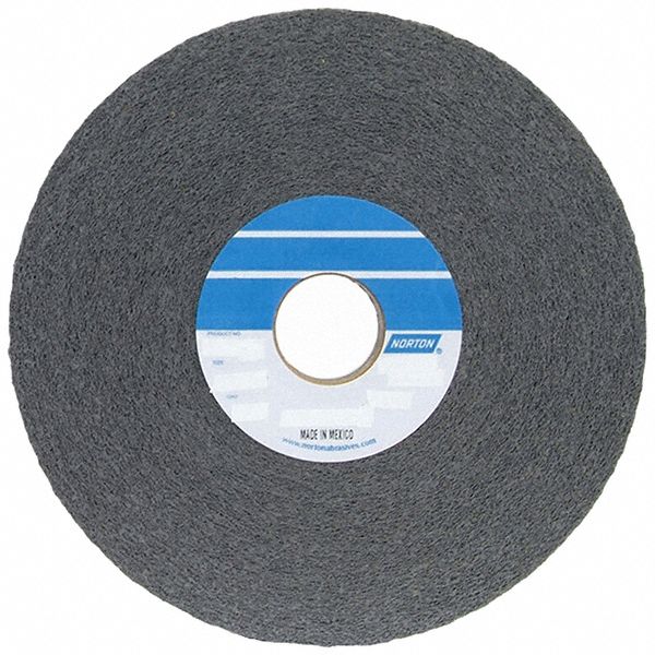 Convolute Wheel: 10 in Dia x 1 in W, 5 in Arbor, Silicon Carbide, Fine, Hard (9), Hard