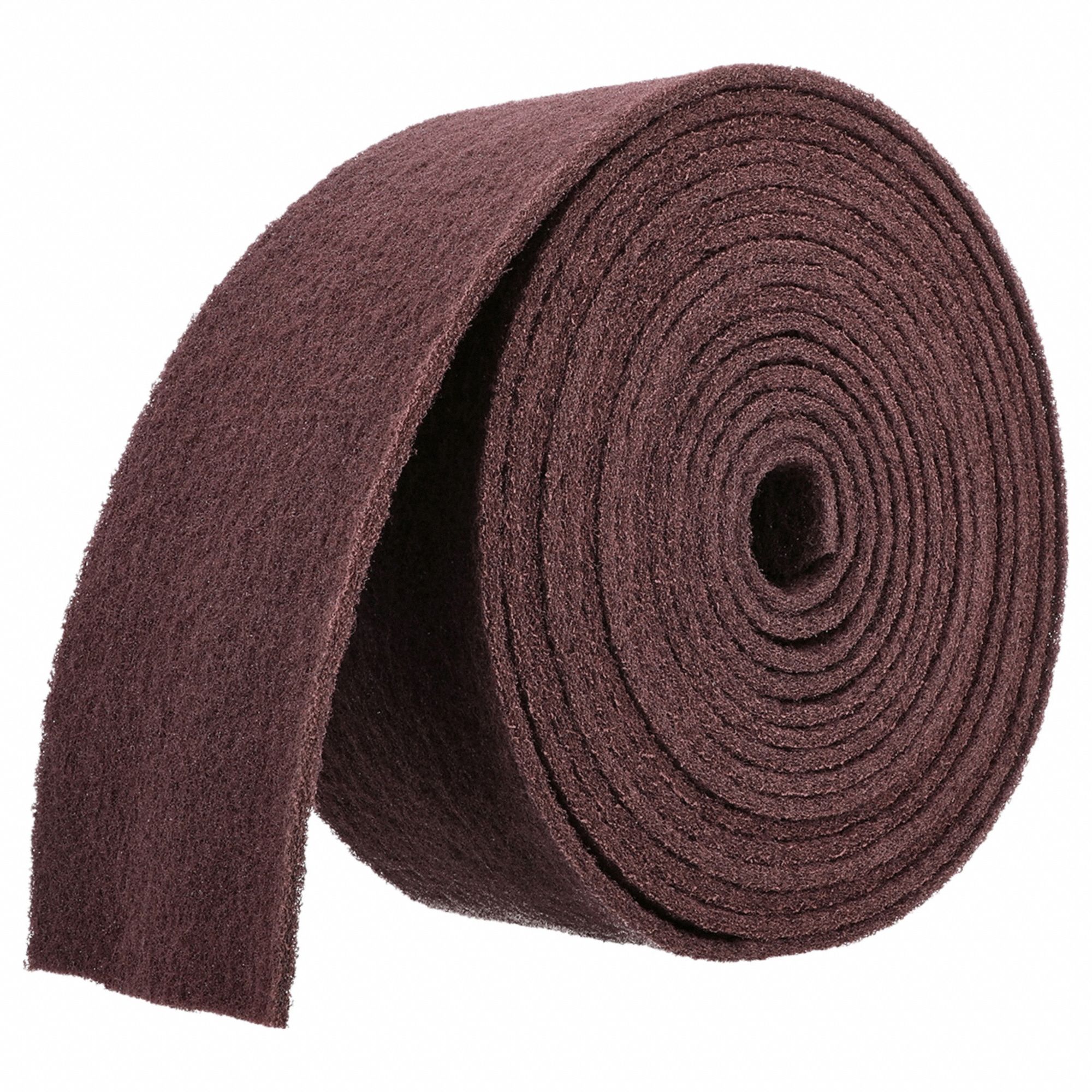NON-WOVEN ROLL, 6 IN W X 30 FT L, ALUMINUM OXIDE, VERY FINE, MAROON, BEAR-TEX 777, VERY FINE