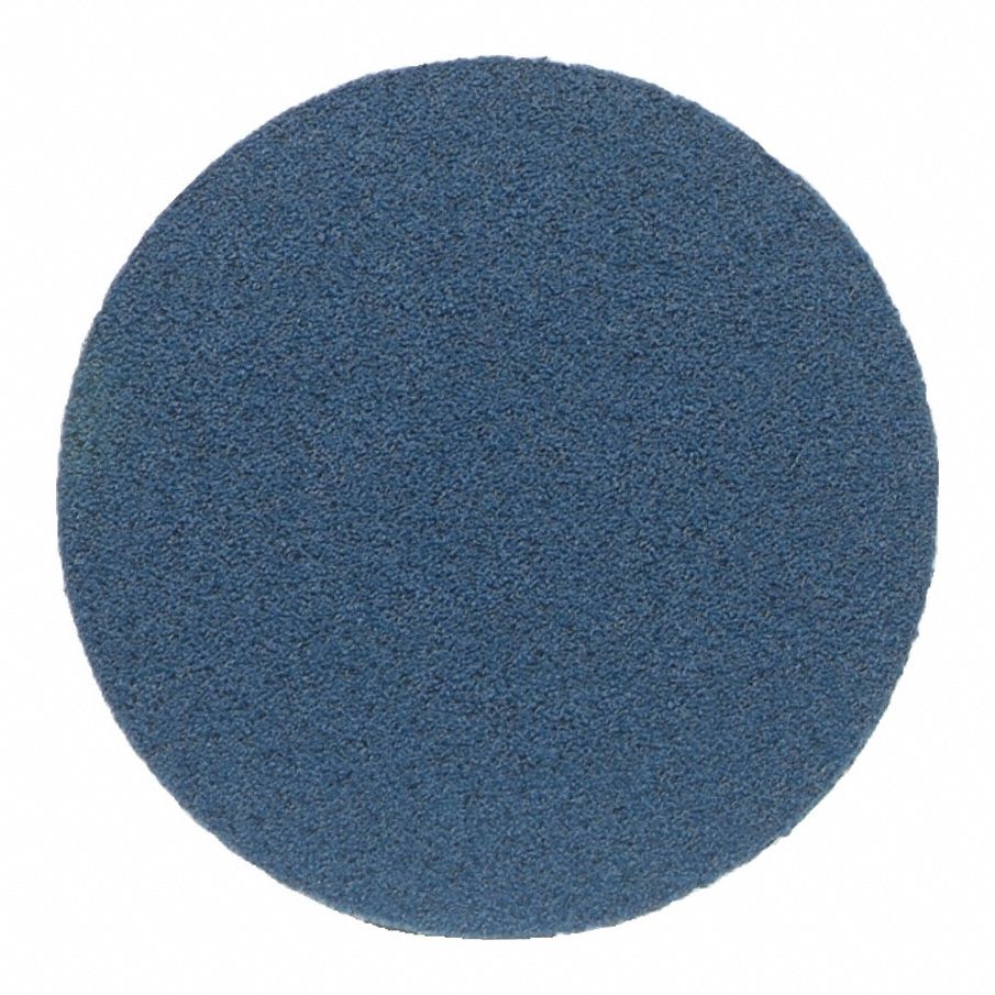 SANDING DISC, 6 IN DIAMETER, NON-VACUUM, ZIRCONIA ALUMINA, 80 GRIT, E WEIGHT PAPER, BLUEFIRE H875P