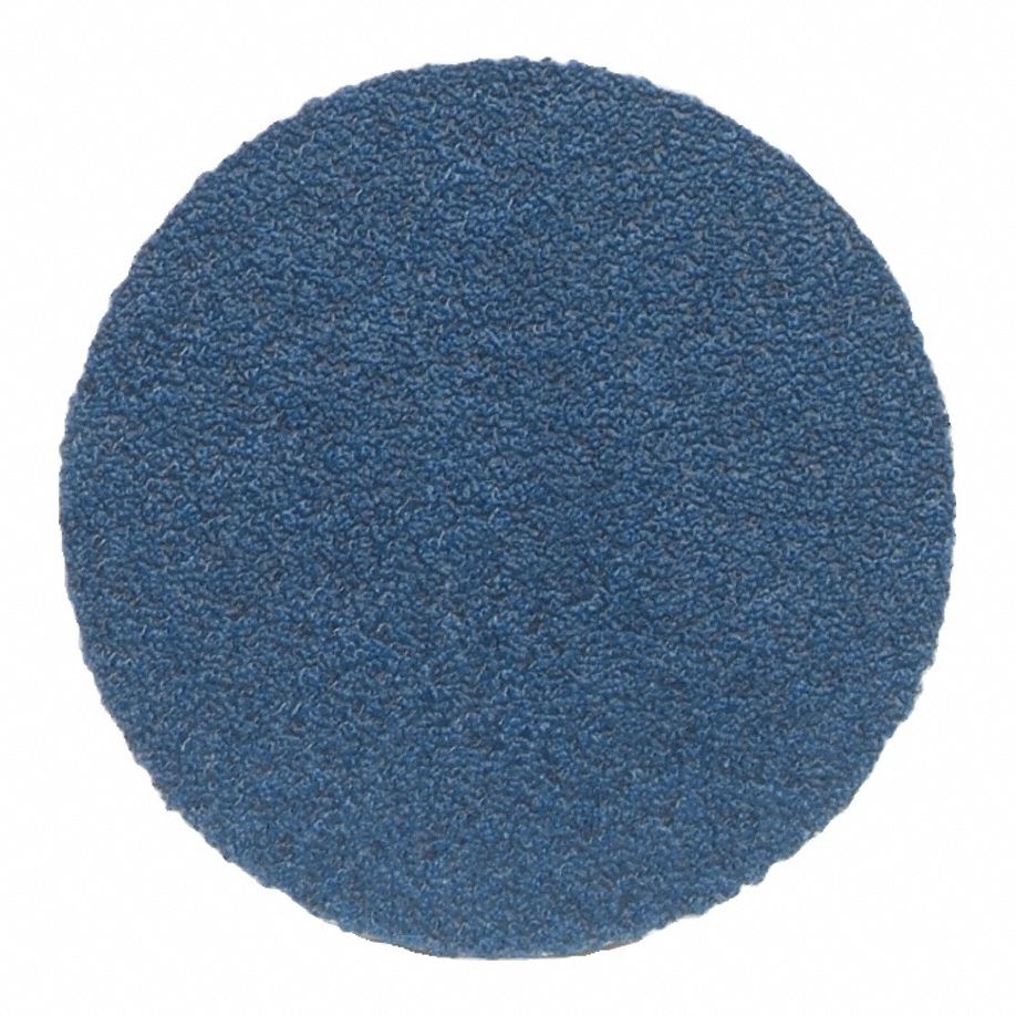Sanding Disc: 6 in Dia, Non-Vacuum, Zirconia Alumina, 36 Grit, E Wt Paper, BlueFire H875P, 36