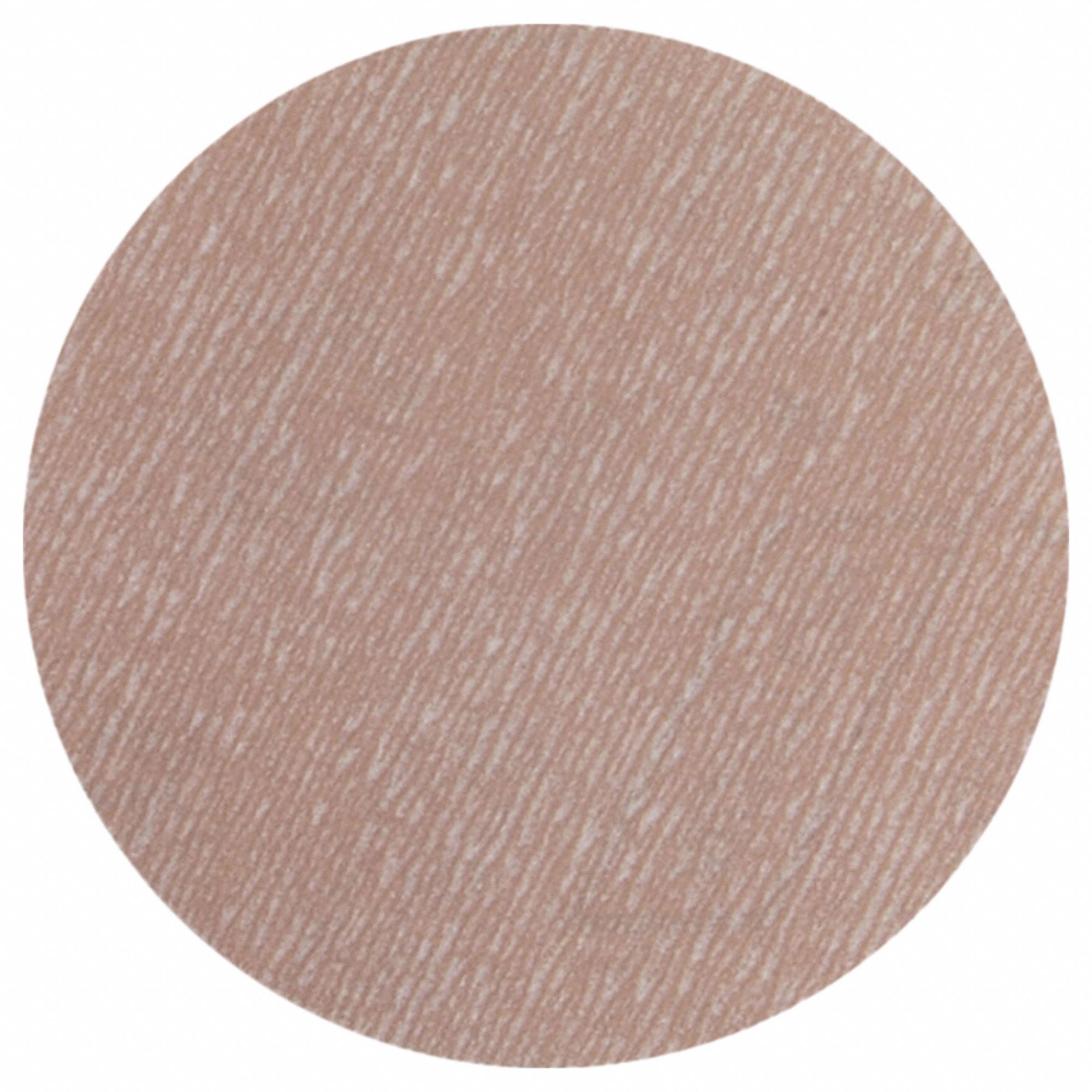 HOOK-AND-LOOP SANDING DISC, 5 IN DIAMETER, NON-VACUUM, ALUMINUM OXIDE, P280 GRIT, B WEIGHT PAPER