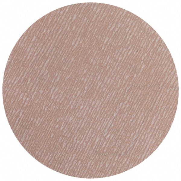 Hook-and-Loop Sanding Disc: 6 in Dia, Non-Vacuum, Aluminum Oxide, P500 Grit, B Wt Paper