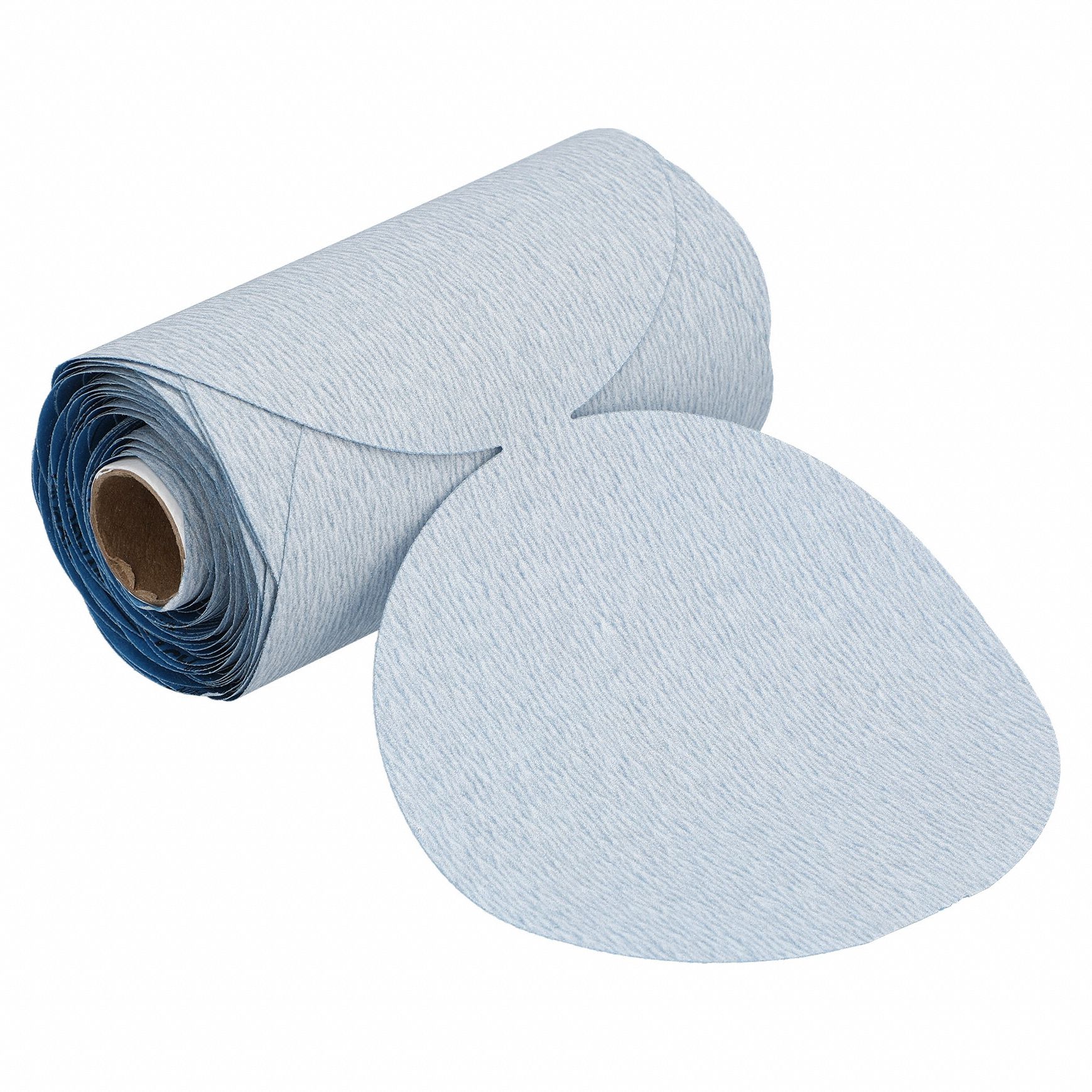 Sanding Disc: 5 in Dia, Non-Vacuum, Ceramic, P240 Grit, B Wt Paper, Dry Ice A975, P240, Paper