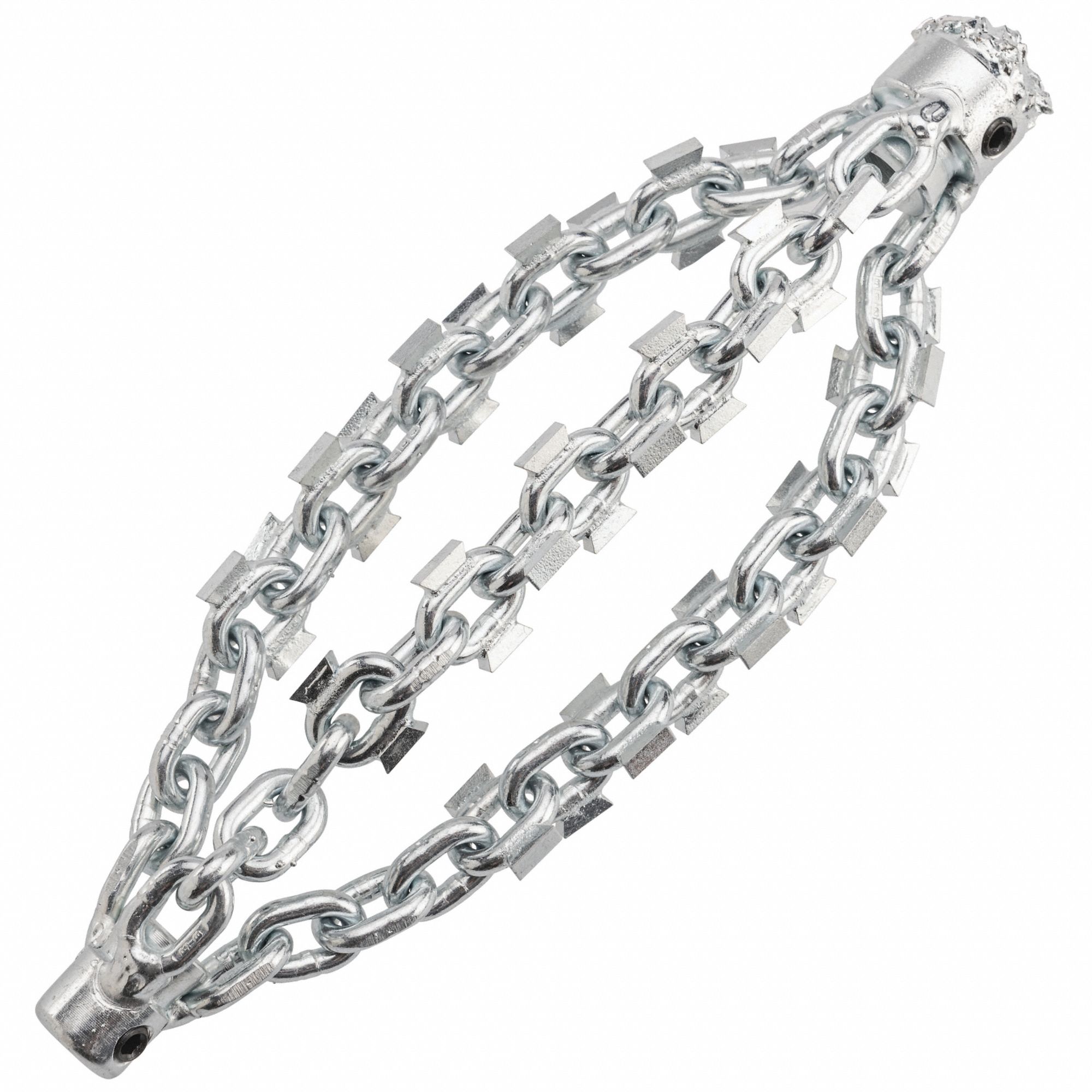 Drain Cleaning Attachment: 5/16 in Connection, 4 in Max. Pipe Dia.