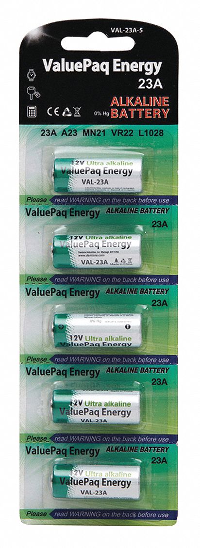 Battery 12V Alkaline Dantona 5 Pack