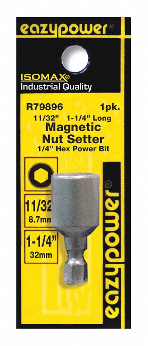 EAZYPOWER, Nut Setters,11/32",11/4" 66AX7779896 Grainger