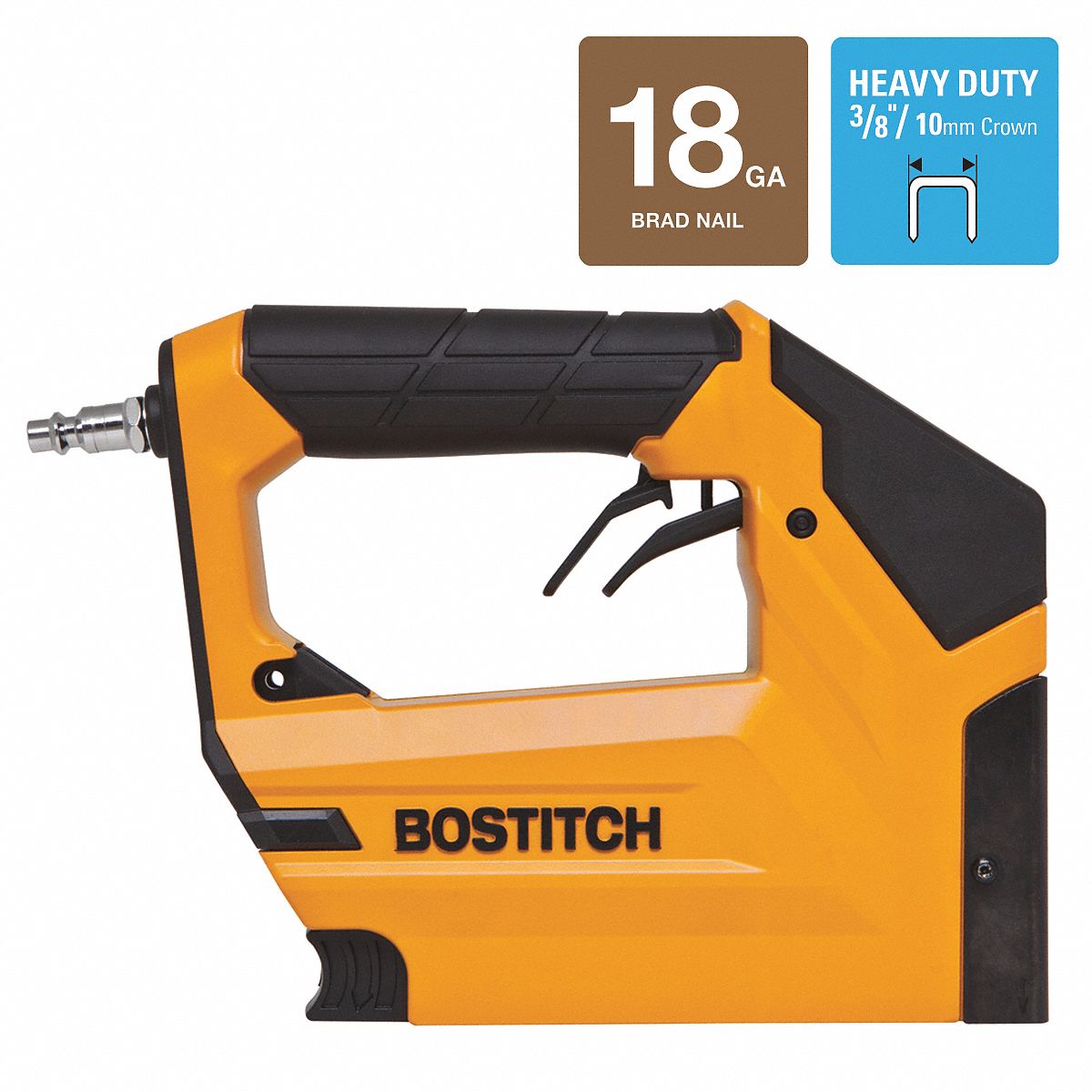 BOSTITCH, For 3/8 in Staple Wd, For 18 ga Staple Gauge, Staple Gun -  66CE40