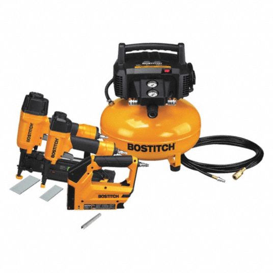 BOSTITCH Compressor Combo Kit 3 Tool 66CE46 BTFP3KIT Grainger