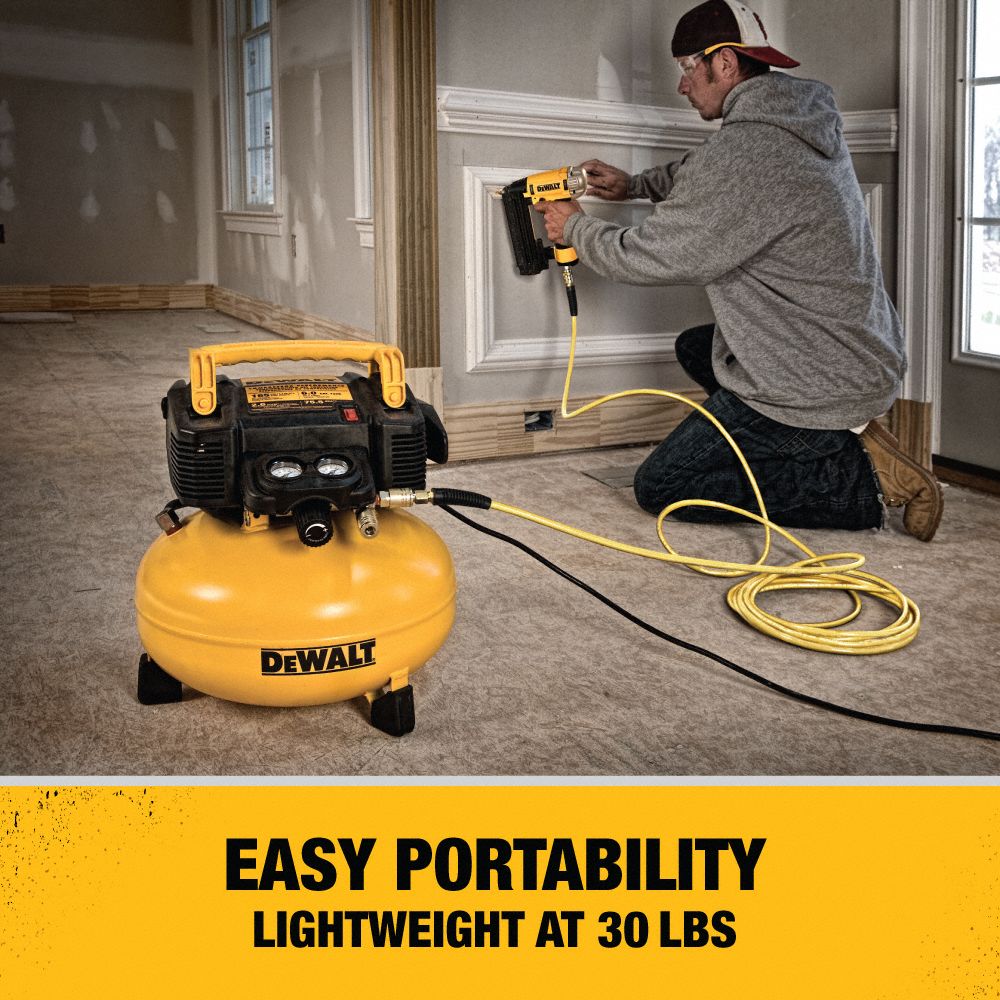 DEWALT Pancake Air Compressor, 6 gal., 165 psi 66CN73DWFP55126