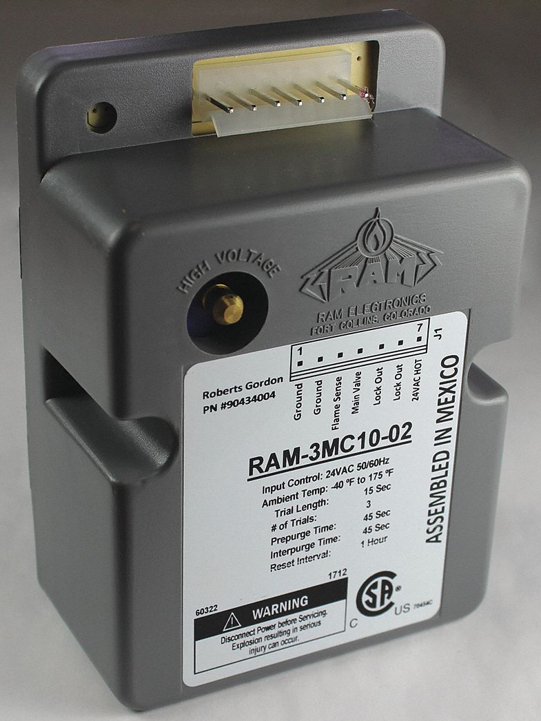 RAM Direct Spark Ignition Control Module, 24V Fits RAM Brand 66DC58