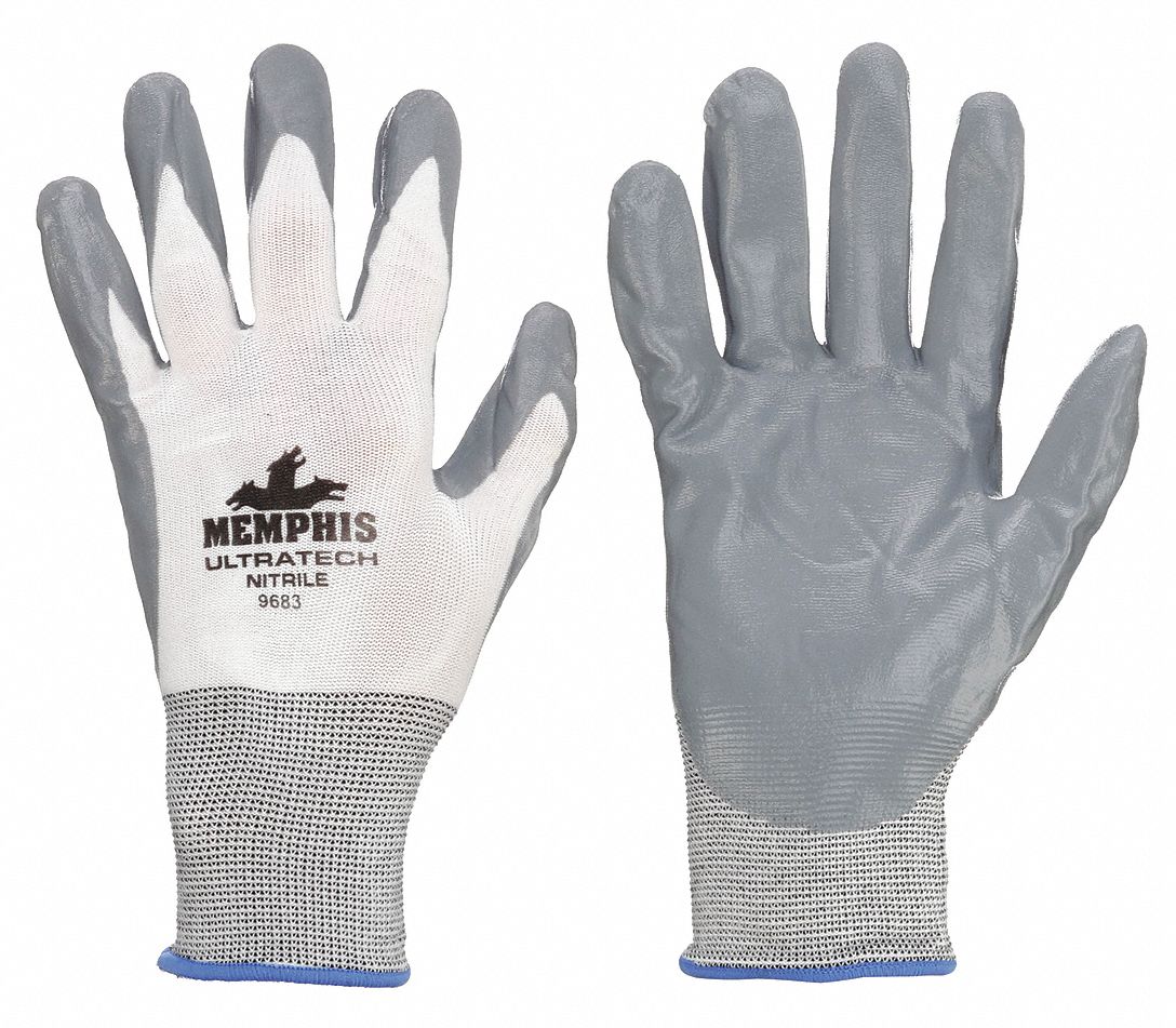 Coated Gloves, 3/4 Dip, 10", L, Vend, PR
