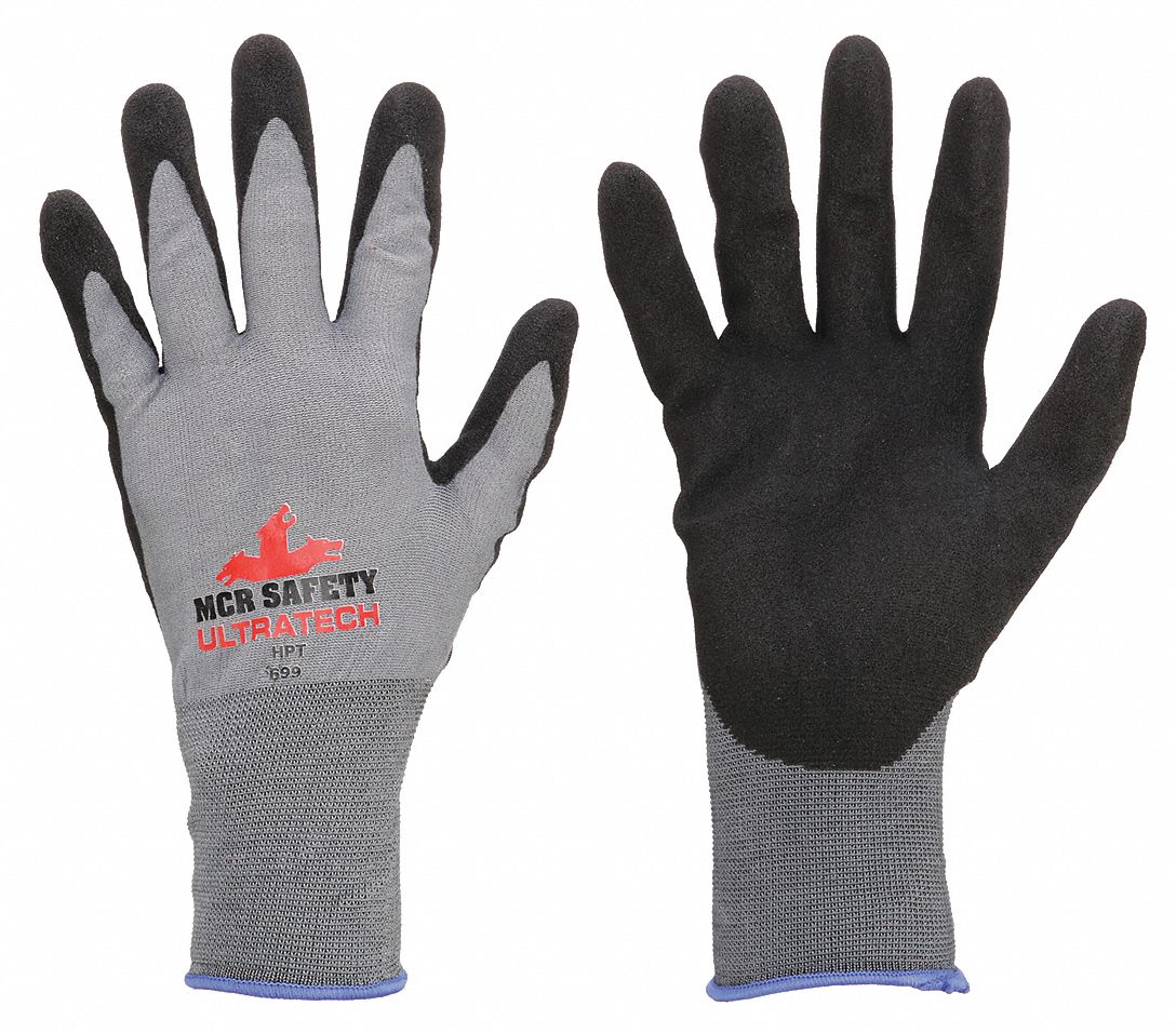 VF, Coated Gloves, 3/4Dip, L, 36H998, PR