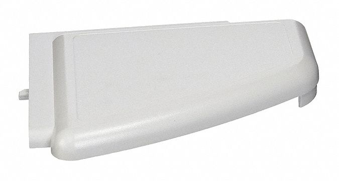 Panel End, White, Left Hand